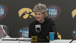 Iowa Lisa Bluder National Championship Pregame Press Conference  2024 NCAA Tournament [upl. by Asiel]