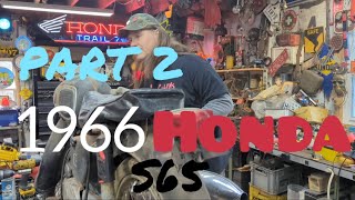 PART 2 Honda 1966 S65 will it run barn find tarylfixesall TarylFixesAll MidOhio [upl. by Lynna]