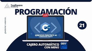 21 Cajero automático virtual en C  SWITCH Ejercicio Práctico 3 🚀 [upl. by Per]
