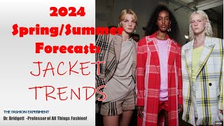 2024 SpringSummer Forecast Womens Jacket Trends [upl. by Tepper668]