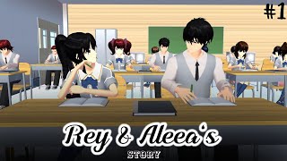 REY amp ALEEAS STORY 1  SAKURA SCHOOL SIMULATOR DRAMA [upl. by Atiuqa275]