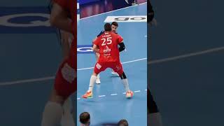 Rasmus Lauge goes back to Bjerringbro 🏡🥺 handball håndbold ehf goals [upl. by Leahcir]