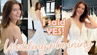 Mn trouwjurk uitkiezen 👰‍♀️ 💍 Wedding Planning 4 [upl. by Odranoel]