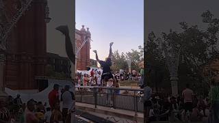 Calisthenics public reaction 🌍 calisthenics shorts youtubeshorts trending viralshort [upl. by Aika]