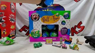 Unboxing of the Ball of Fun and Boom Ball mini assortments [upl. by Ecneitap]