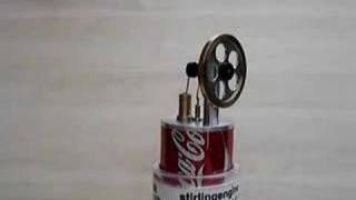 Coke can Stirling Engine [upl. by Innavoeg]