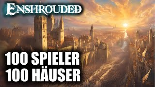 UNFASSBAR 100 Spieler haben 100 Häuser in Enshrouded gebaut Trailer [upl. by Bendicty]