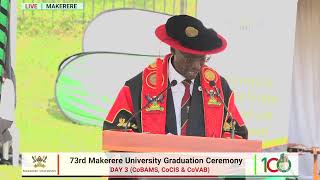 73rd Makerere University Graduation Ceremony DAY 3 [upl. by Rosanna]