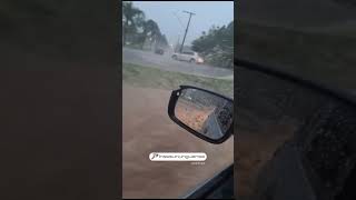 🌧️CHUVA🌧️  Rotatória do lago em Pirassununga inundada 🙏 [upl. by Ijies]