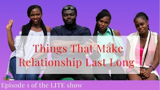 Things That Make Relationship Last Long Episode 1 on the Lite Show on Jul Jal Tv [upl. by Ardet]