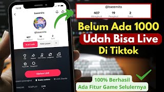 Cara Live Streaming di Tiktok Tanpa 1000 Followers [upl. by Amara]