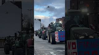 Bauernprotest mit TreckerKonvoi Kiel Exerzierplatz 812024 [upl. by Rebmit]