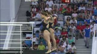 2008 diving beijing womens pair synchronized 10m platform 6 [upl. by Nereus915]