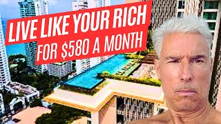 Beach Front Condo Tour  Feel Like a Millionaire for Only 580 [upl. by Anawk]