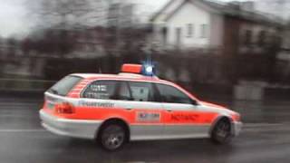 RTW 7335 DRK Blieskastel  NEF 5121 Feuerwehr Neunkirchen [upl. by Aiyekal]