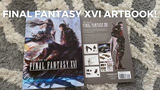 THE FINAL FANTASY XVI ARTBOOK LOOKS SO GOOD The Art of Final Fantasy XVI [upl. by Brittain573]