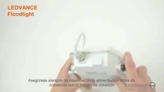 Instalación del Proyector LEDVANCE Floodlight [upl. by Deirdre32]