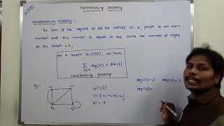 HANDSHAKING PROPERTY IN GRAPH THEORY [upl. by Ahcatan]