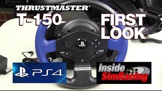 Thrustmaster T150 First Look on Playstation 4 [upl. by Aliuqehs]