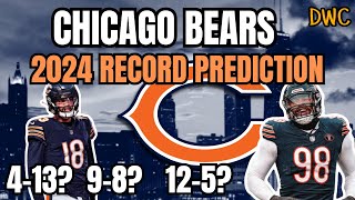 Chicago Bears 2024 Record Prediction Full GAME BY GAME Picks [upl. by Darrick130]