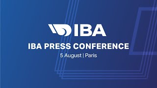 IBA Press Conference on ineligible athletes  5 August 2024  Paris France [upl. by Packston]