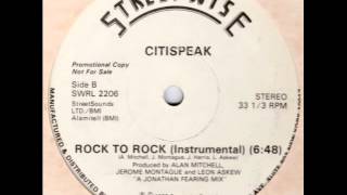 Citispeak  Rock To Rock Instrumental [upl. by Farrar]