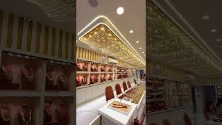 Stunning Chandelier Lighting Transforms Sri Swarnambigai Jewellers  Gem Lights Coimbatore [upl. by Nivrag]