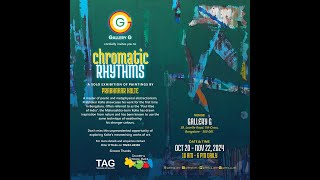 Chromatic Rhythms  Solo exhibition by Prabhakar Kolte [upl. by Doomham582]