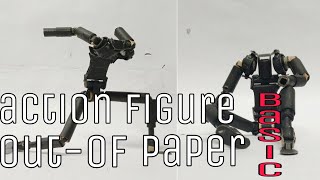 How to Make Action Figure Out of Paper  Basics tutorial  Craft It Extreme [upl. by Nyberg118]