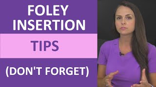 4 Foley Catheter Insertion Tips for Female Patients [upl. by Fleurette]