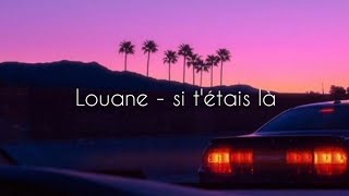 Louane  si tétais là English lyrics translation [upl. by Paulo549]