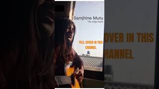 Samjhine Mutu  Female Cover theedgeband cover coversong guitar nepalicoversong femalecover [upl. by Adella]