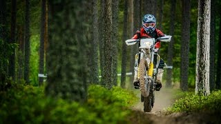 Raw Enduro Training 01 on Husqvarna TE 250 2 Stroke 2016 [upl. by Home]