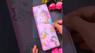 ❤Unicorn stationery box  back to school stationery shopping pencilboxviralvideoshortvideo [upl. by Ardaed]