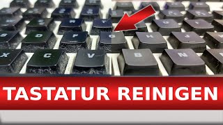 TASTATUR REINIGEN 🆗 So einfach reinigt ihr eure PC  Laptop Tastatur  Anleitung  Tipps [upl. by Uot]