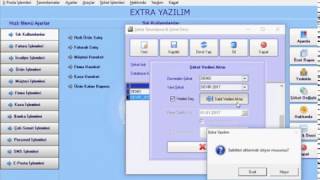 Extra Ön Muhasebe Programı  Yılsonu Devir İşlemleri [upl. by Lonyer]