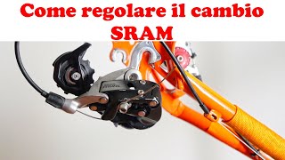 Come regolare il cambio stradale SRAM [upl. by Ysabel767]