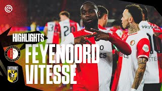 Four different goal scorers 🔢  Highlights Feyenoord  Vitesse  Eredivisie 20232024 [upl. by Cirdec162]