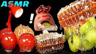 ASMR HONEYCOMB Fruits TANGHULU MUKBANG 벌집 꿀 과일 탕후루 먹방 EATING SOUND [upl. by Aniaz]