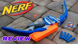 REVIEW Nerf Elite Stratobow Unboxing Review amp Firing Test [upl. by Andi]