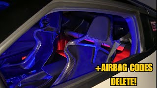 How To Get Rid Of Your Airbag and Occupant Sensor Light  RZ34 Nissan Z [upl. by Ecnarolf38]