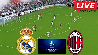 🔴Live  Real Madrid vs Ac Milan  Champions League 202425 Full Match Live Streaming Now [upl. by Aicram]