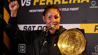 CRIS CYBORG FULL POST FIGHT PRESS CONFERENCE  CYBORG V PACHECO [upl. by Creath]