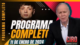 Peso Pluma sí se presentará en Viña del Mar  Ciro Gómez Leyva  Programa Completo 11enero2024 [upl. by Eugeniusz399]