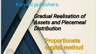 proportionate capital method [upl. by Aciras]