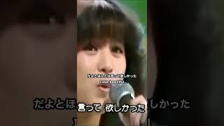 松田聖子 夏の扉 1980年デビュー1981年4月5枚目シングル [upl. by Ahtiekahs]