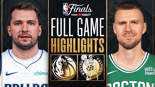 Boston Celtics vs Dallas Mavericks Game 1 Full Game Highlights  June 7  NBA Finals 2024 [upl. by Arevle864]