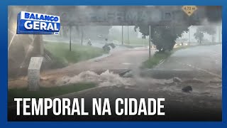 CHUVA EM UBERLÂNDIA Zona Leste e Região Central foram as áreas mais atingidas pelo temporal [upl. by Egag470]