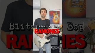 Blitzkrieg Bop  Ramones  Guitar Cover guitar cover ramones [upl. by Beichner]