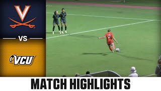 Virginia vs VCU Match Highlights  2024 ACC Womens Soccer [upl. by Mollie]